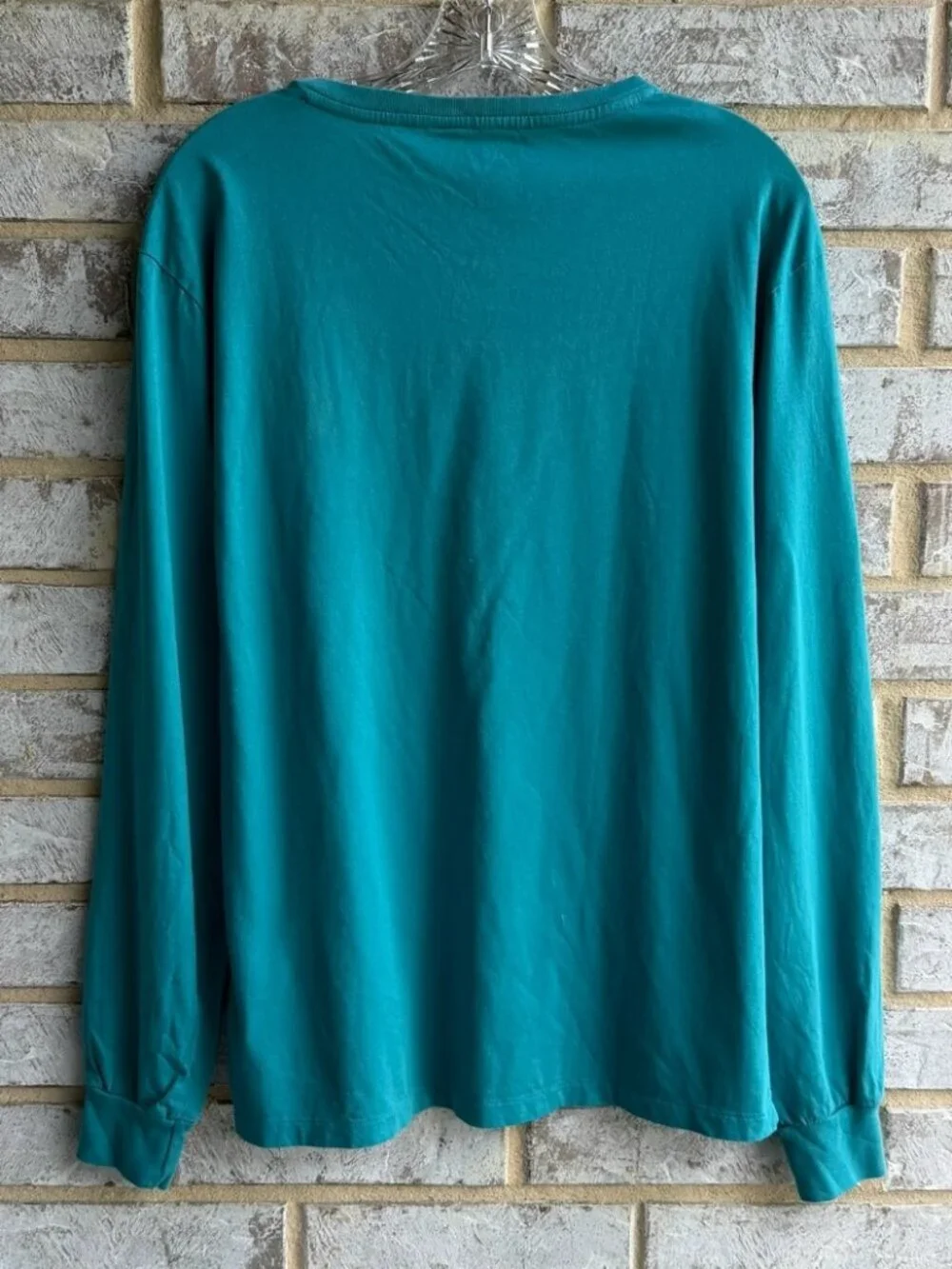 POLO Ralph Lauren Long Sleeve V-Neck 100% Cotton T-Shirt Men's Size M